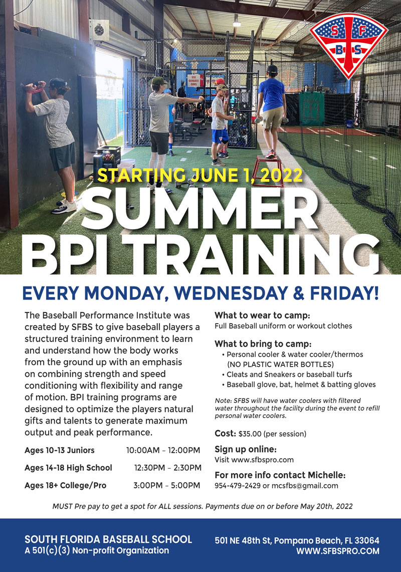 Summer BPI Training