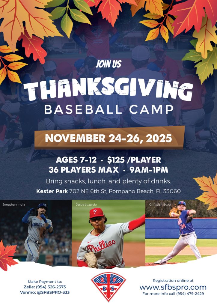 Thanksgiving Baseball Camp